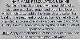 Nourishing Argan Oil Hair Mask "Reconstruction. Shine Ritual" - BIOselect Naturals Hair Mask — photo N4