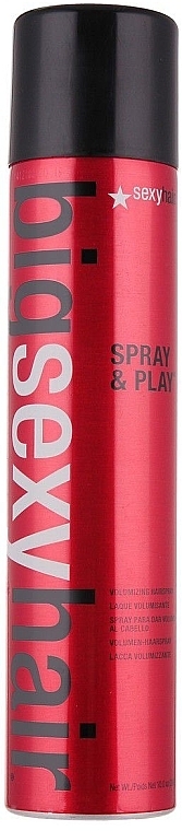 Volume Hair Spray - SexyHair BigSexyHair Spray & Play Volumizing Hairspray — photo N4