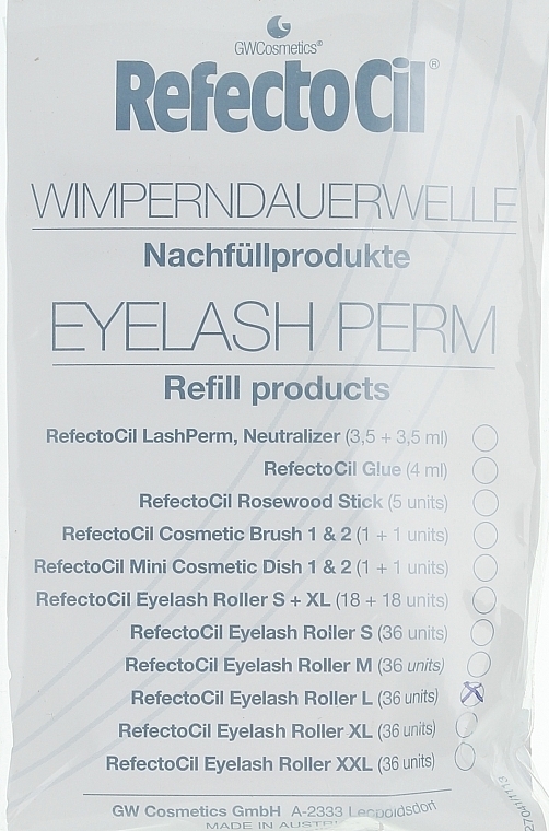 Lash Perm (L) - RefectoCil Eyelash Perm — photo N1