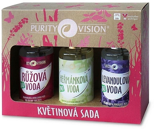 Set - Purity Vision Bio (rose/water/100ml + camomile/water/100ml + lavender/water/100ml) — photo N3