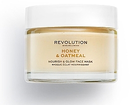 Fragrances, Perfumes, Cosmetics Face Mask "Honey and Oatmeal" - Makeup Revolution Honey & Oatmeal Nourish & Glow Face Mask