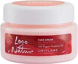 Fragrances, Perfumes, Cosmetics Face Cream with Organic Raspberry Oil - Oriflame Love Nature Sweet Delights Face Cream