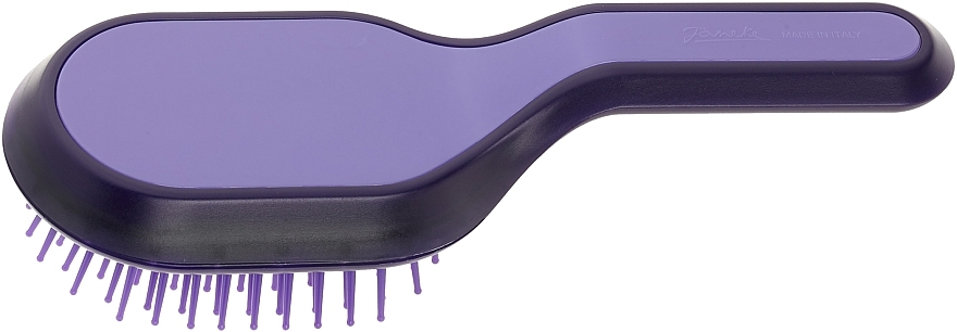 Hair Brush, purple - Janeke Bag Curvy Hairbrush — photo N2