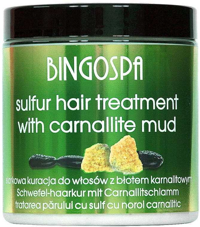 Hair Mask - BingoSpa Treatment For Hair With Mud Karnalitowym — photo N1