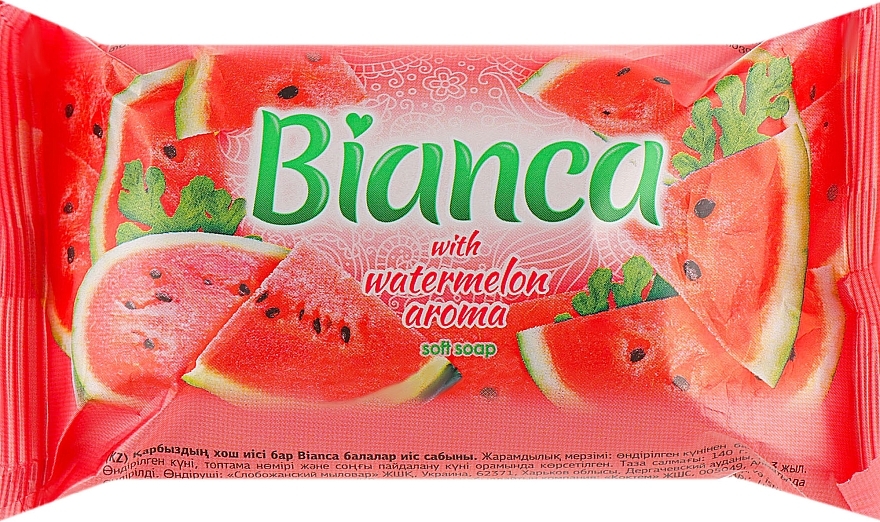 Bar Soap ‘Watermelon’ - Bianca Watermelon Aroma Soft Soap — photo N1