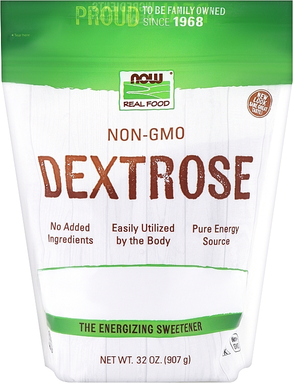 Sweetener - Now Real Food Dextrose — photo N1
