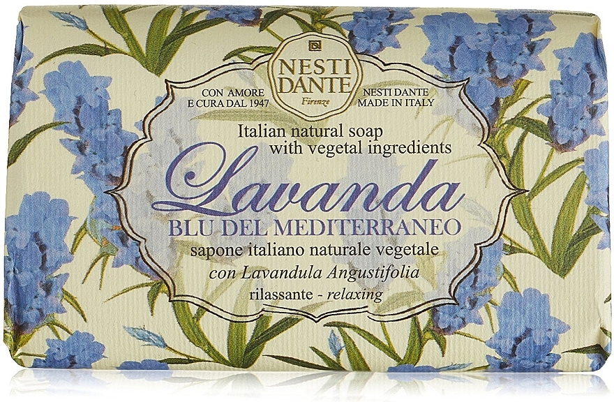 Mediterranean Blue Soap - Nesti Dante Lavanda Blu del Mediterraneo Soap — photo N1