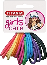 Elastic Hair Bands, 20 pcs, multicolored - Titania Girls Care — photo N1