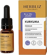 Turmeric Dietary Supplement Drops - Herbliz — photo N1