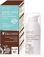 Fragrances, Perfumes, Cosmetics Night Face Cream - Nacomi Anti Age Rebuilding Collagen Cream 40+