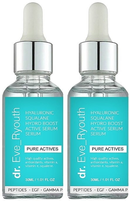 Set - Dr. Eve_Ryouth Hyaluronic acid Squalane Hydro Boost Active Serum — photo N1