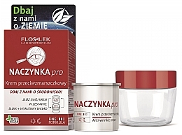 Fragrances, Perfumes, Cosmetics Set - Floslek Dilated Capillaries Line Anti-Wrinkle (f/cr/refill/50ml + jar)