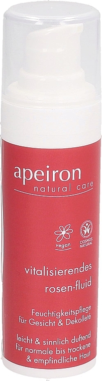 Rejuvenating Face Fluide - Apeiron Vitalising Rose Fluid — photo N1