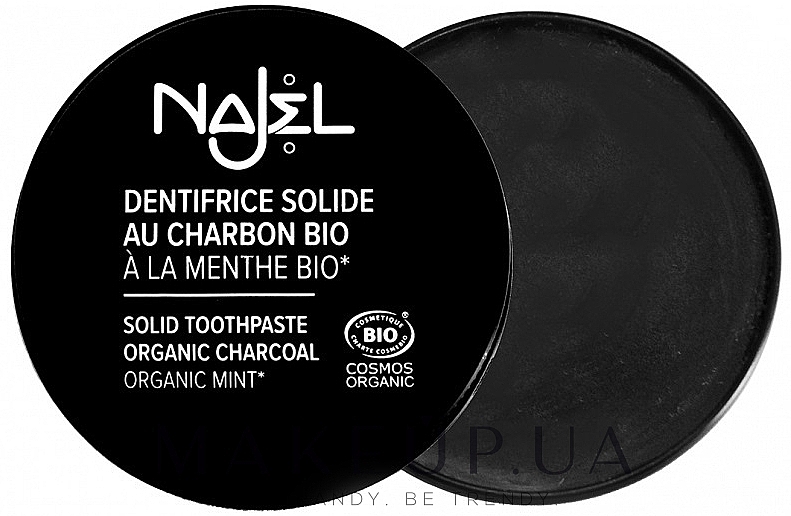 Organic Charcoal Toothpaste - Najel Organic Charcoal Solid Toothpaste — photo N1