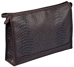 Fragrances, Perfumes, Cosmetics Toiletry Bag "Vege-Vege", 98536, brown - Top Choice