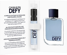 GIFT! Calvin Klein Defy - Eau de Toilette (sample) — photo N5