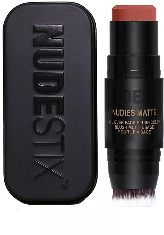 Blush for Eyes, Cheeks and Lips - Nudestix Nudies Matte All Over Face Blush Color — photo N1