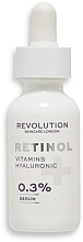 Fragrances, Perfumes, Cosmetics Retinol Face Serum - Revolution Skincare 0.3% Retinol with Vitamins & Hyaluronic Acid Serum