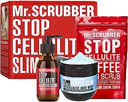 Fragrances, Perfumes, Cosmetics Set - Mr.Scrubber Stop Cellulite Cold (oil/100ml + cr/cold/250g + scrub/200g)