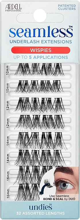 False Eyelashes - Ardell Seamless Underlash Extensions Wispies — photo N1