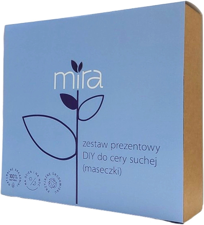 Dry Skin Set - Mira (b/clay/100g + b/oil/50ml + hydrolat/100ml) — photo N1