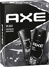 Fragrances, Perfumes, Cosmetics Set - Axe Black Body Wash + Body Spray Set (sh/gel/250ml + deo/150ml)