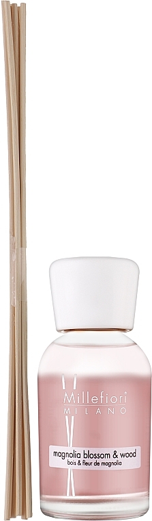 Magnolia Blossom & Wood Reed Diffuser - Millefiori Milano Natural Magnolia Blossom & Wood  — photo N2