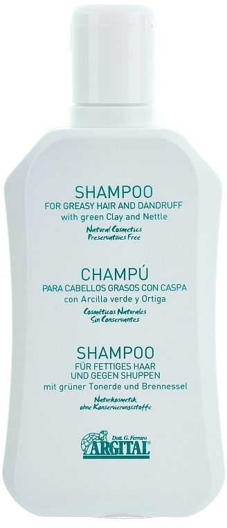 Anti-Dandruff Shampoo for Oily Scalp - Argital Shampoo For Greasy Hair And Anti-Dandruff — photo N2