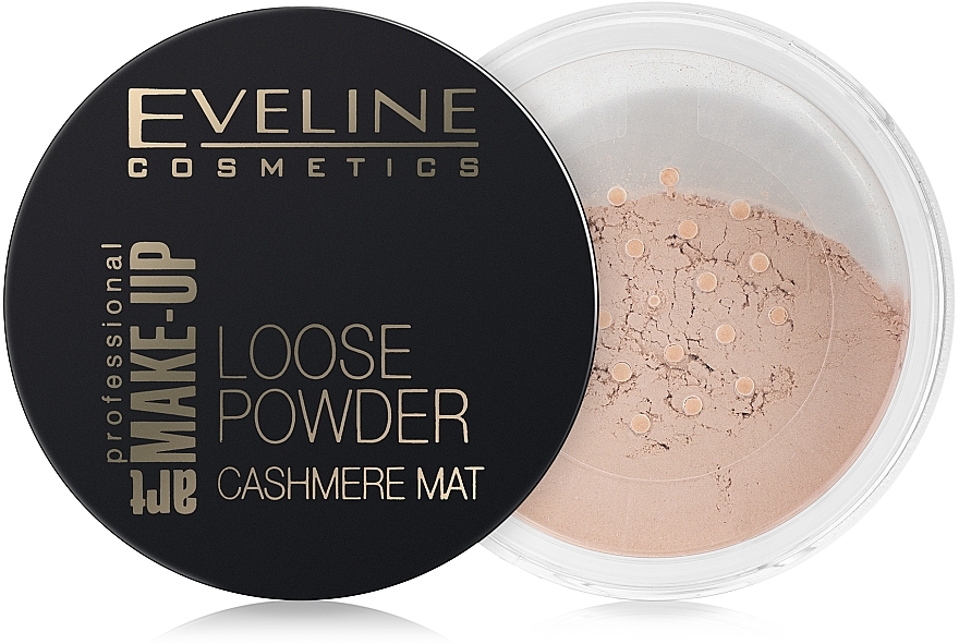 Mattifying Loose Powder - Eveline Cosmetics Loose Powder Cashmere Mat — photo N1