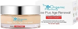 Fragrances, Perfumes, Cosmetics Anti-Aging Face Cream - The Organic Pharmacy Rose Plus Age Renewal Face Cream