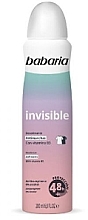 Fragrances, Perfumes, Cosmetics Body Deodorant Spray 'Invisible' - Babaria Skin Invisible Deodorant Spray
