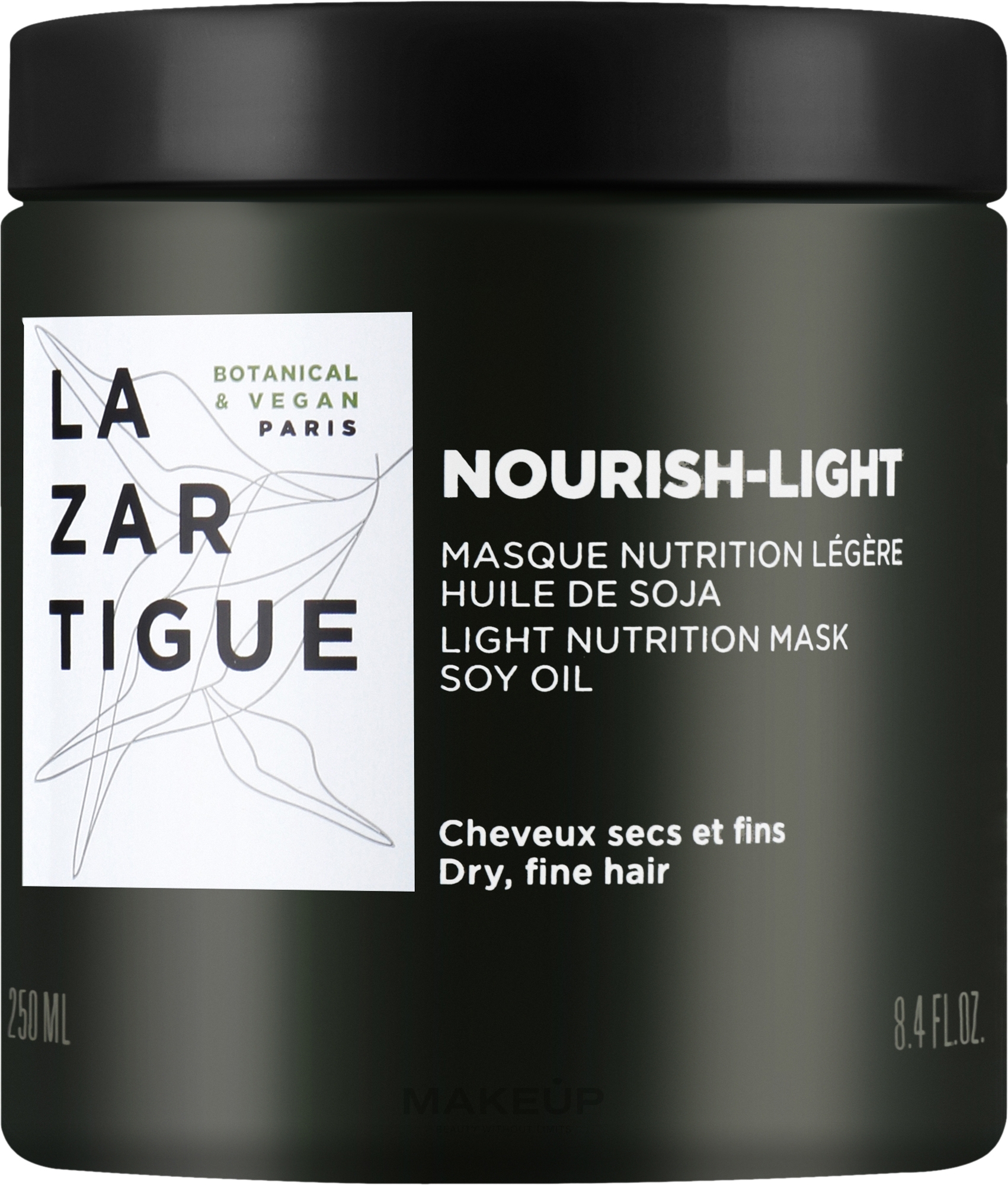 Lightweight Nourishing Hair Mask - Lazartigue Nourish-Light Light Nutrition Mask — photo 250 ml