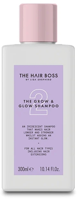 Hair Growth Stimulating & Shine Boosting Shampoo - The Hair Boss The Grow & Glow Shampoo — photo N8