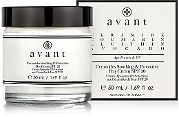 Fragrances, Perfumes, Cosmetics Soothing & Protecting Day Cream - Avant Skincare Ceramides SPF20 Soothing and Protective Day Cream 