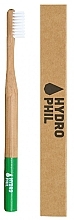 Bamboo Toothbrush, green - Hydrophil Bambus Toothbrush Green — photo N2