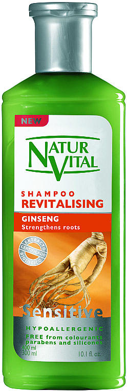 Revitalizing Ginseng Shampoo - Natur Vital Revitalizing Sensitive Ginseng Shampoo — photo N1