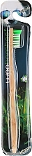 Fragrances, Perfumes, Cosmetics Medium Toothbrush, green - Woobamboo Adult Standard Handle Toothbrush Medium