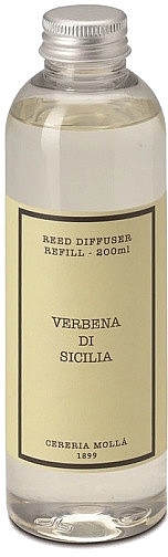 Cereria Molla Verbena Di Sicilia - Reed Diffuser (refill) — photo N1