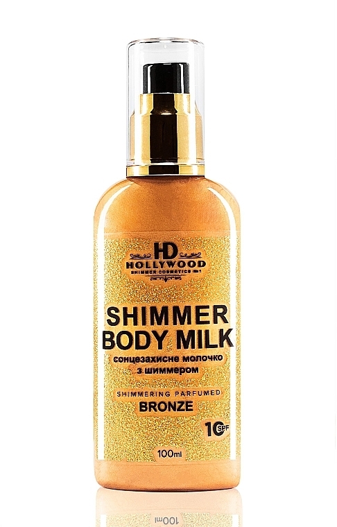 Shimmering Body Milk - HD Hollywood Shimmer Body Milk Bronze SPF 10 — photo N1