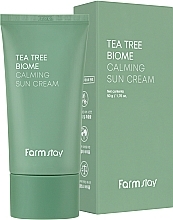 GIFT! Soothing Sunscreen - Farmstay Tea Tree Biome Calming Sun Cream — photo N2