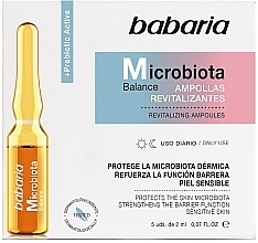 Fragrances, Perfumes, Cosmetics Balancing Face Ampoules - Babaria Microbiota Balance Revitalizing Ampoules