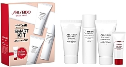 Fragrances, Perfumes, Cosmetics Set - Shiseido Benefiance WrinkleResist24 Smart Kit (foam/30ml + lot/30ml + cr/30ml + con/30ml)