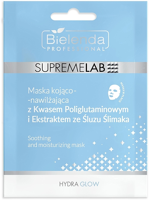 Soothing & Moisturizing Mask - Bielenda Professional Supremelab Hydra Glow Soothing And Moisturizing Mask — photo N1