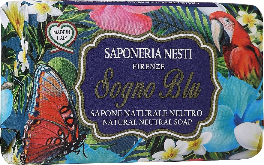Natural Soap "Blue Dream" - Nesti Dante Sogno Blu Natural Neutral Soap — photo N1