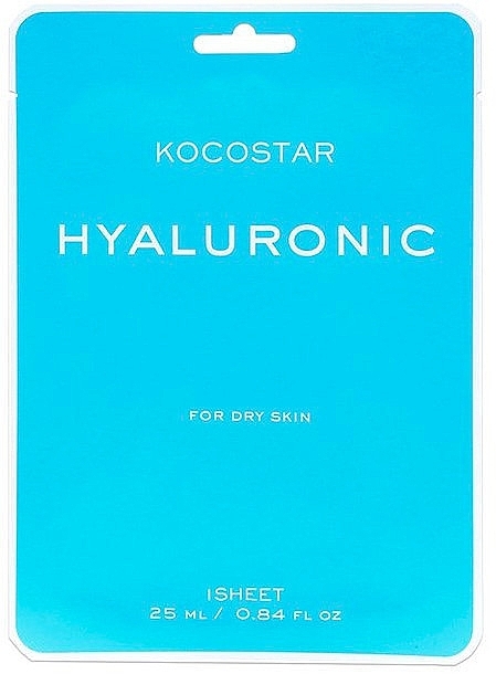 Moisturizing Hyaluronic Acid Mask for Dry & Sensitive Skin - Kocostar Hyaluronic Mask — photo N4