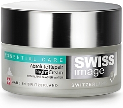 Fragrances, Perfumes, Cosmetics Absolute Recovery Night Cream - Swiss Image Essential Care Absolute Repair Night Cream
