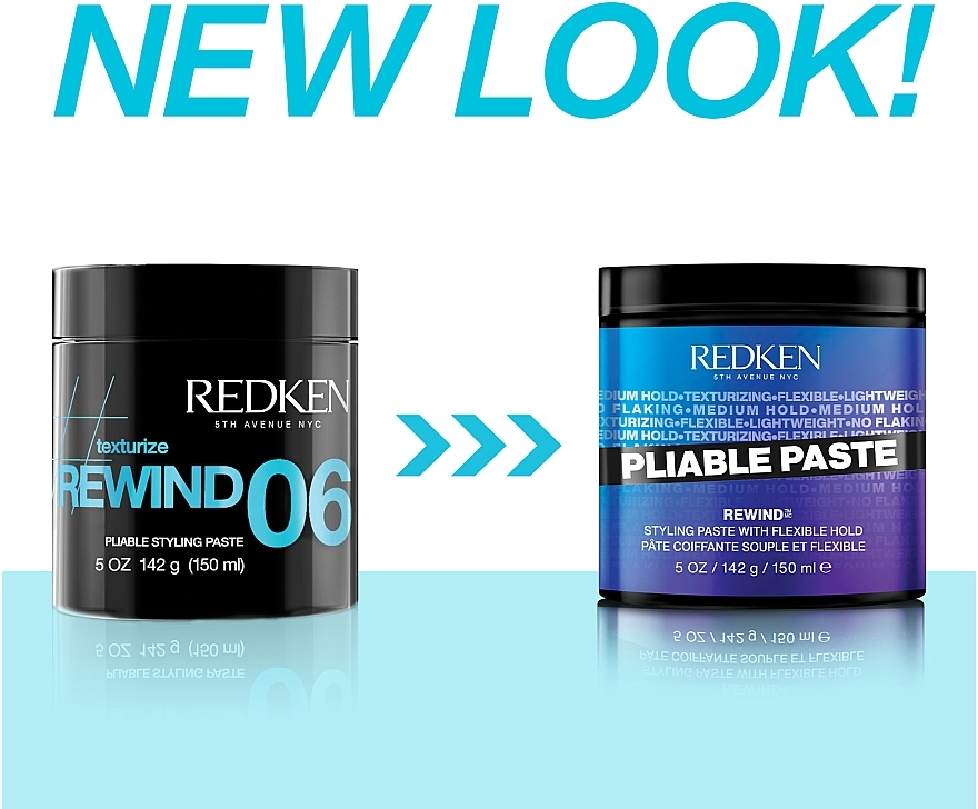 Soft Styling Paste - Redken Rewind 06 Pliable Styling Paste — photo N2