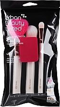 Fragrances, Perfumes, Cosmetics Makeup Brush Set #10, #22, #21, pink sponge - UBU Face On Complexion Tool Kit