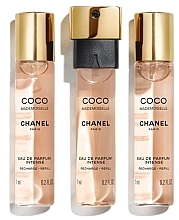 Chanel Coco Mademoiselle Eau de Parfum Intense Mini Twist and Spray Refill - Set (edp/refill/7mlx3)  — photo N4