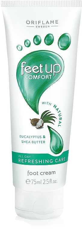 Refreshing Foot Cream "Eucalyptus & Shea Butter" - Oriflame Feet Up Comfort Refreshing Foot Cream — photo N1